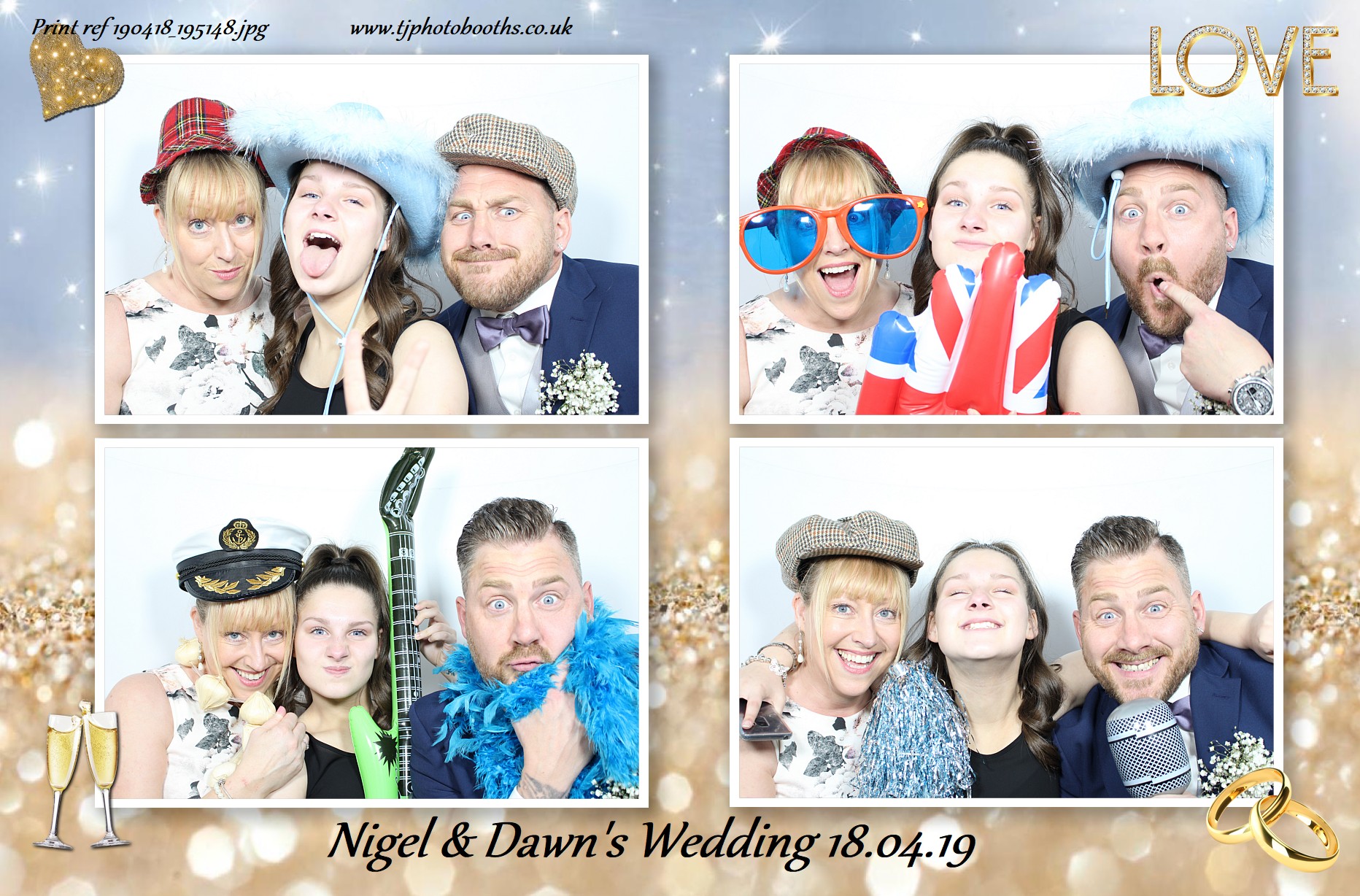 Nigel & Dawn's Wedding | View more photos from the event at gallery.tjphotobooths.co.uk/u/TJPhotobooths/Nigel-Dawns-Wedding